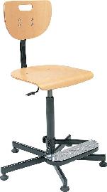 Neutral Stuhl Werek m. Fußstütze Produktbild