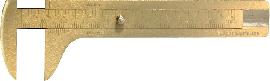 fortis Knopfmass, Messing; Produktbild