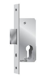 KFV Riegel-Einsteckschloss RES 48, F-Stulp, Stahl Produktbild