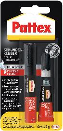 Pattex Sekundenkleber Plastik flüssig 2g/4ml Produktbild