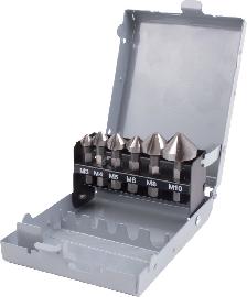 fortis Werkzeuge Kegelsenker-Bit-Satz DIN 3126 HSS 1/4" 6,3-20,5mm Produktbild