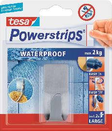 TESA,Haken Zoom,Inh.1St Powerstrips Waterproof,Metall Produktbild