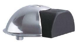 DENI® Türstopper 3847,Bodenmontage,H 25mm,edelstahl matt gebürstet Produktbild