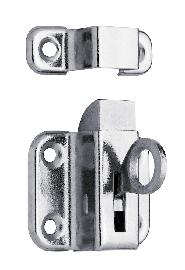 DENI OL-Schnäpper, 7111, mit Schlaufe, B51mm, H40mm, Stahl verchromt, zum Anschrauben Produktbild