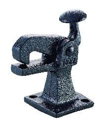 KWS Torfeststeller,1307,mit Anschraubplatte,Temperguss schwarz,B34mm,H100mm,L106mm Produktbild