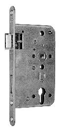 BMH FH Panik-Einsteckschloss 1013, Edelstahl, Durchgangsfunktion D Produktbild