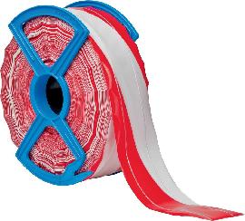 KELMAPLAST Absperrband rot/weiss schraffiert Produktbild