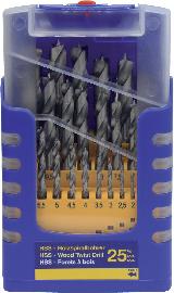 FISCH Holzspiralbohrer HS Set 25-tlg. 1 - 13mm Produktbild