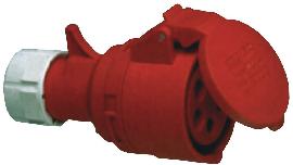 PCE CEE-Kupplung SHARK 16A, 5-polig, IP4 4 Produktbild