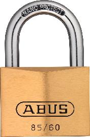 ABUS Vorhangschloss 85/60, Messing massiv Produktbild