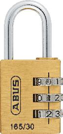 ABUS Vorhangschloss 165/30 Lock-Tag,Zahlencode,gelb,vs. Produktbild