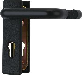 ABUS Drückergarnitur KFG SB-Header,KS eck,PZ72/9,TS 40-66,schwarz Produktbild