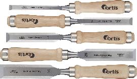 fortis Stechbeitel-Satz Holzheft 5-tlg. im Karton Produktbild