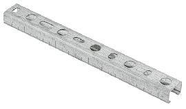 fischer Montageschiene MS 27/18 A2 - 2m Edelstahl,A2,Länge:2 m,Stärke:1,25mm Produktbild