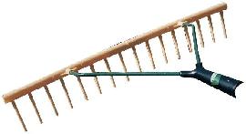 JOST Kunststoff-Heurechen einseitig 16 Z inken Produktbild