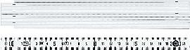 fortis Gliedermaßstab Buche 2mx16mm weiß Produktbild