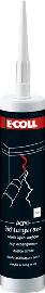 E-COLL Acryl Dichtungsmasse weiß einkomponentig, Acryldispersion 310ml Kartusche Produktbild