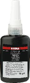 E-COLL Schraubensicherung rot hochfest, hochviskos silikonfrei 50ml Flasche Produktbild