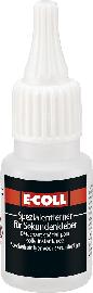 E-COLL Spezialentferner für Sekundenklebstoff silikonfrei 20ml Flasche Produktbild