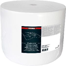 E-COLL Wischtuch Softvlies Classic weiß, Zellstoffvlies, 700 Stück 30 x 38cm Produktbild