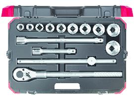 GEDORE R78004014 Steckschlüssel-Satz 3/4" 22-50mm 14-teilig Produktbild