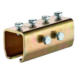 HELM ST-Verbindungsmuffe, 1503, mit Regulierschrauben,80x74x180x6mm, Stahl Produktbild