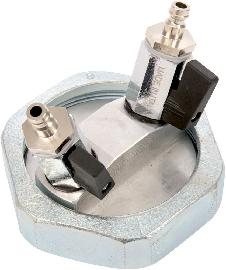 JUMTEC Gasprüfanschluß Einrohr DN40 m.2xKugelhahn+Überw. Produktbild