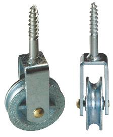 HBS Handw.-Seilrolle, 5000/60,Rad Ø 60mm,Radbr. 16mm, Gleitlager, Grauguss Produktbild