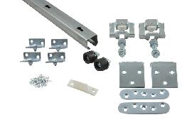 HBS Zimmer-Schiebetür-Beschlag Komplettset Stahl Produktbild