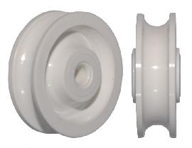 HBS Handw.-Seilrolle, 57/40,Rad Ø 40mm,Radbr. 13mm, Gleitlager, Kunststoff Produktbild