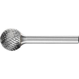 PFERD HM-Frässtift, Zahnung 4, Kugelform Produktbild