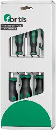 fortis Schraubendreher-Satz Schlagkappe Schlitz/PH 6-teilig Produktbild