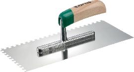 fortis Glättekelle, gezahnt, Edelstahl Produktbild