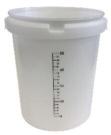 GRIPLINE Anrühreimer 30 ltr. mit 25 ltr. Skala Produktbild