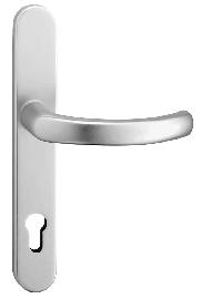 EDI Drücker-Halbgarnitur mit Langschild Kronos 2005/0235, innen, Aluminium Produktbild