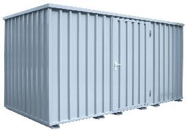 BOS Materialcontainer 4x2m 1-flg. Tür 4m S. Produktbild