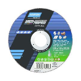 Norton Trennscheibe Material gerade 125x 1,0 Produktbild