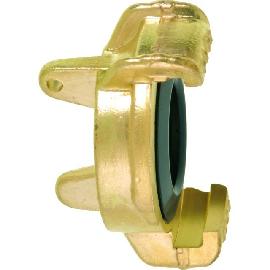 GEKA® plus-Blindkupplung, MS, mit 3mm Bohr. für Kette Produktbild