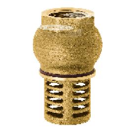 GEKA Fußventil mit abschraubbaren Saugkorb, IG, Messing Produktbild