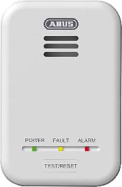 ABUS Gasmelder GWM100ME;Kunststoff;weiß;B:75xH:115xT:36,5mm;Norm:BS EN 50194 Produktbild