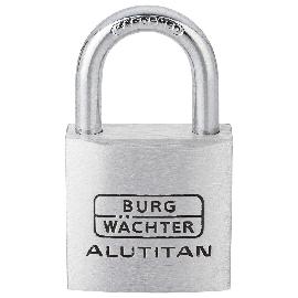 BURG WÄCHTER AV-Vorhangschloss, Alutitan 770 30, Aluminium massiv Produktbild