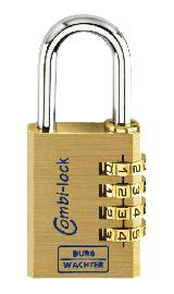 BURG WÄCHTER BURG-WÄCHTER Zahlenschloss Combi Lock 80/40 M, Messing massiv Produktbild