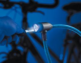 BURG WÄCHTER AV-Stahlkabelschloss, 650mm 340 65 L, blau Produktbild