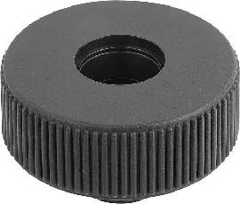 Kipp Rändelräder Form D mit Gewindebuchse ohne Deckel Produktbild