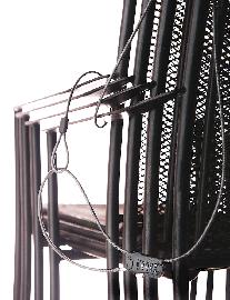 BURG WÄCHTER AV-Kabelschloss,2000mm, Snap+Lock,720 200,mit verstellbarem Zahlenschloss,STA Si Produktbild