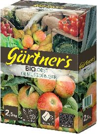 Gärtner`s Bio Obst+Gemüsedünger GÄR 2,5 Kg Produktbild