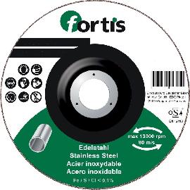 fortis Schruppscheibe Edelstahl 125 x 6,0mm Produktbild