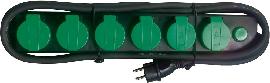 fortis Steckdosenleiste 6-Fach 3m H07RN-F3G1,5 Produktbild