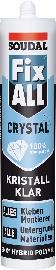 SOUDAL FIX ALL Fix ALL CRYSTAL 290ml gla sklar SOUDAL FIX ALL Produktbild