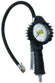 RIEGLER Hand-Reifenfüllmesser mit Momentstecker, drehbar, geeicht, Manom. Ø80mm Produktbild